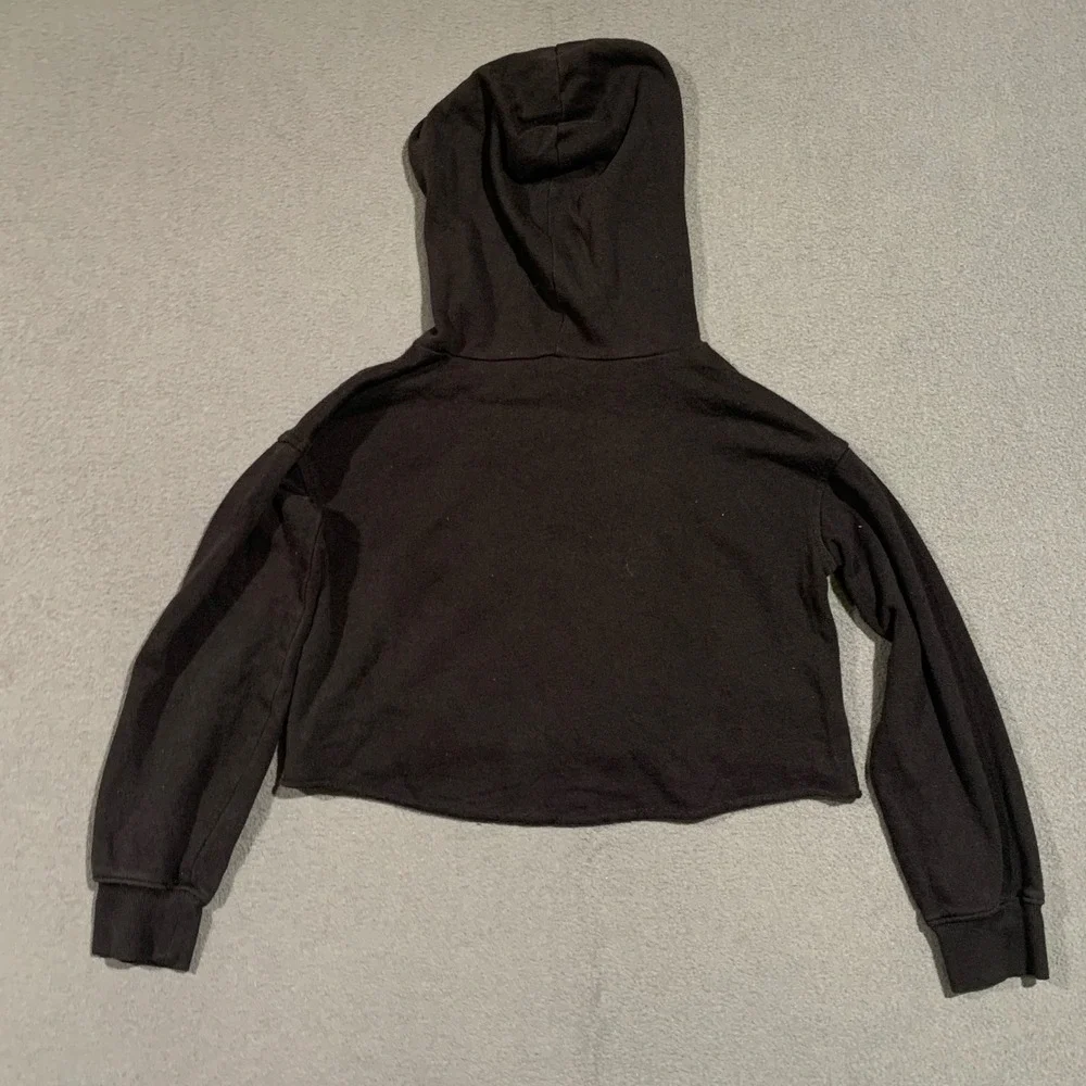 Justice Girls Size 10 Gray Ice Cream Sweatshirt & Black‎ Gymnast Hoodie Set